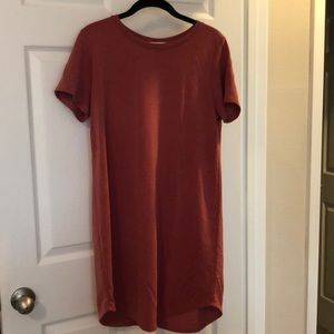 Pink Vestique short sleeved shift dress